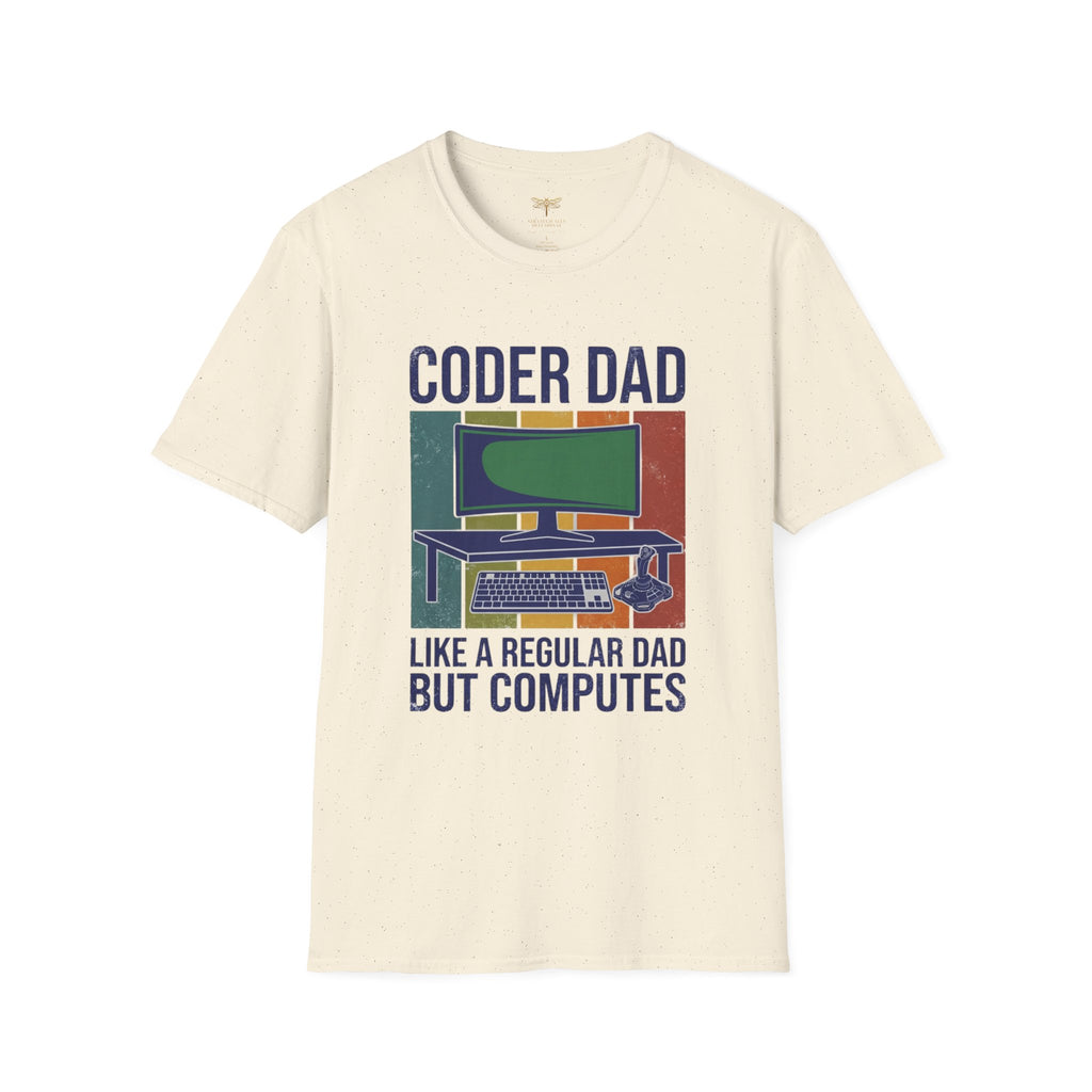 Coder Dad Like a Regular Dad But Computes T-Shirt
