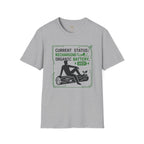 Current Status Recharging Organic Battery T-Shirt