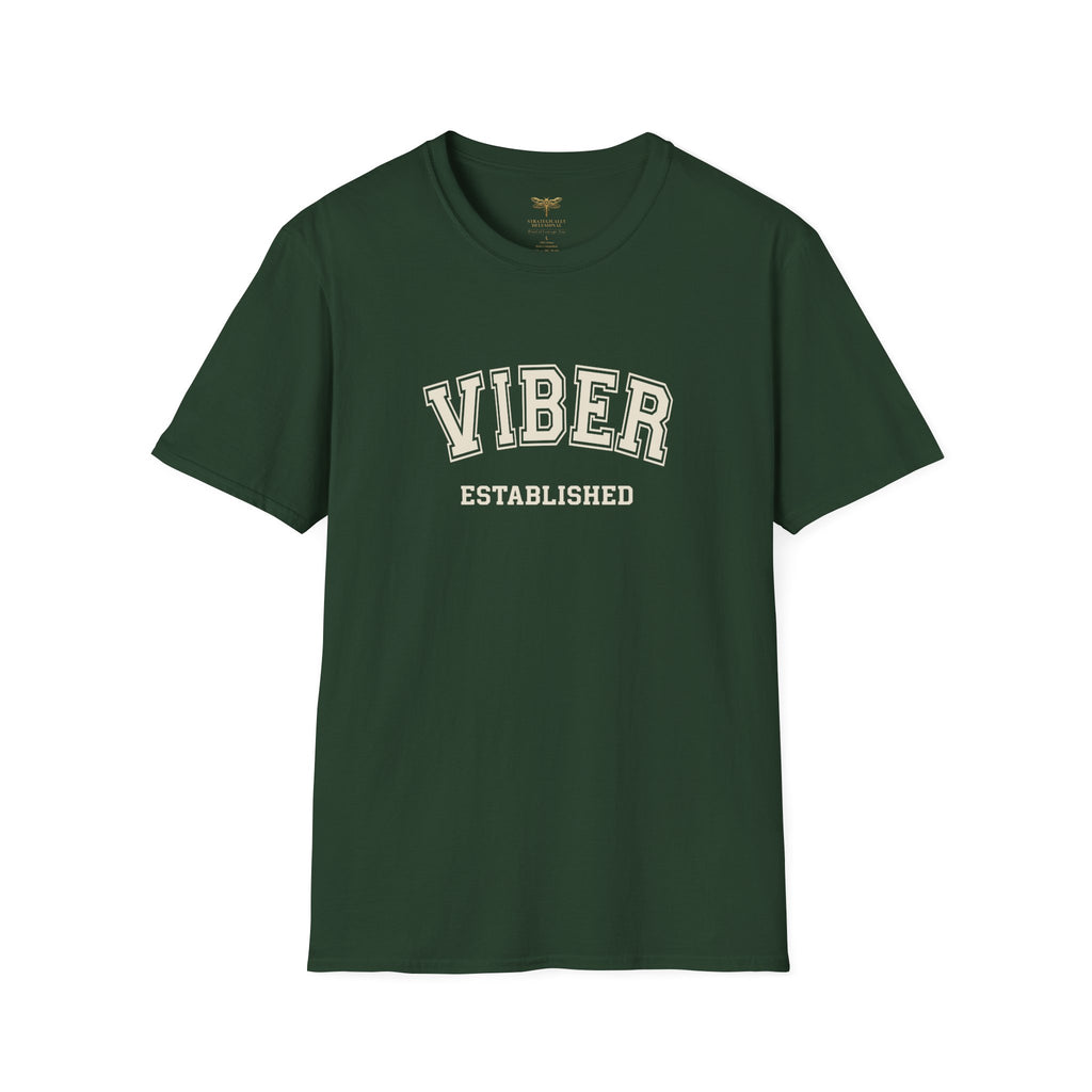 Varsity Viber Established T-Shirt
