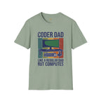 Coder Dad Like a Regular Dad But Computes T-Shirt