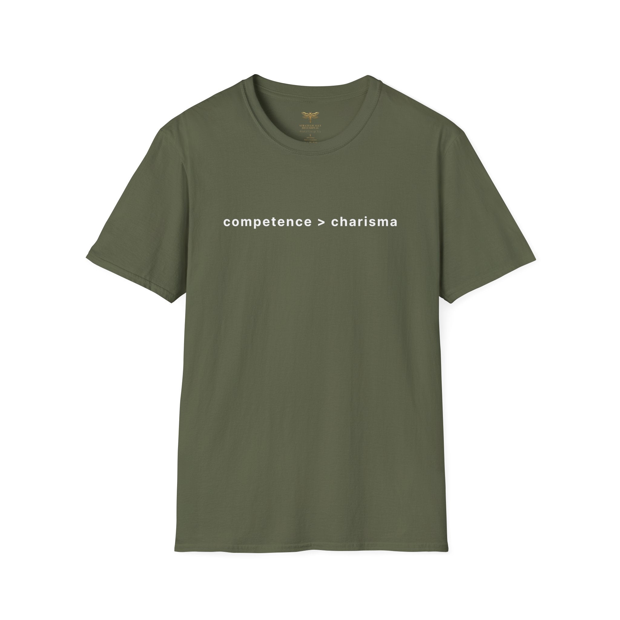 Competence Over Charisma T-Shirt