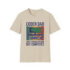 Coder Dad Like a Regular Dad But Computes T-Shirt