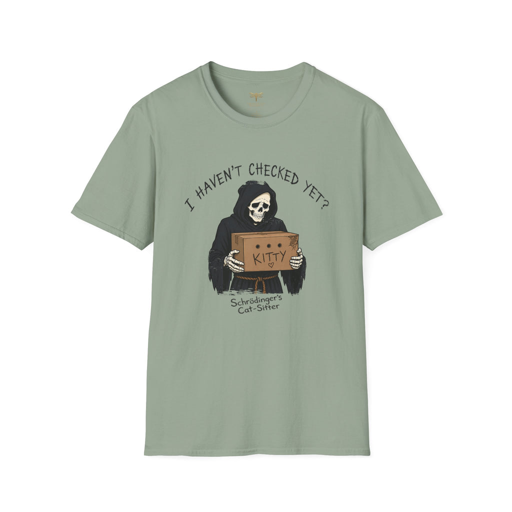 Schrödinger’s Cat-Sitter (noted) T-Shirt