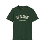 Varsity SysAdmin Established T-Shirt