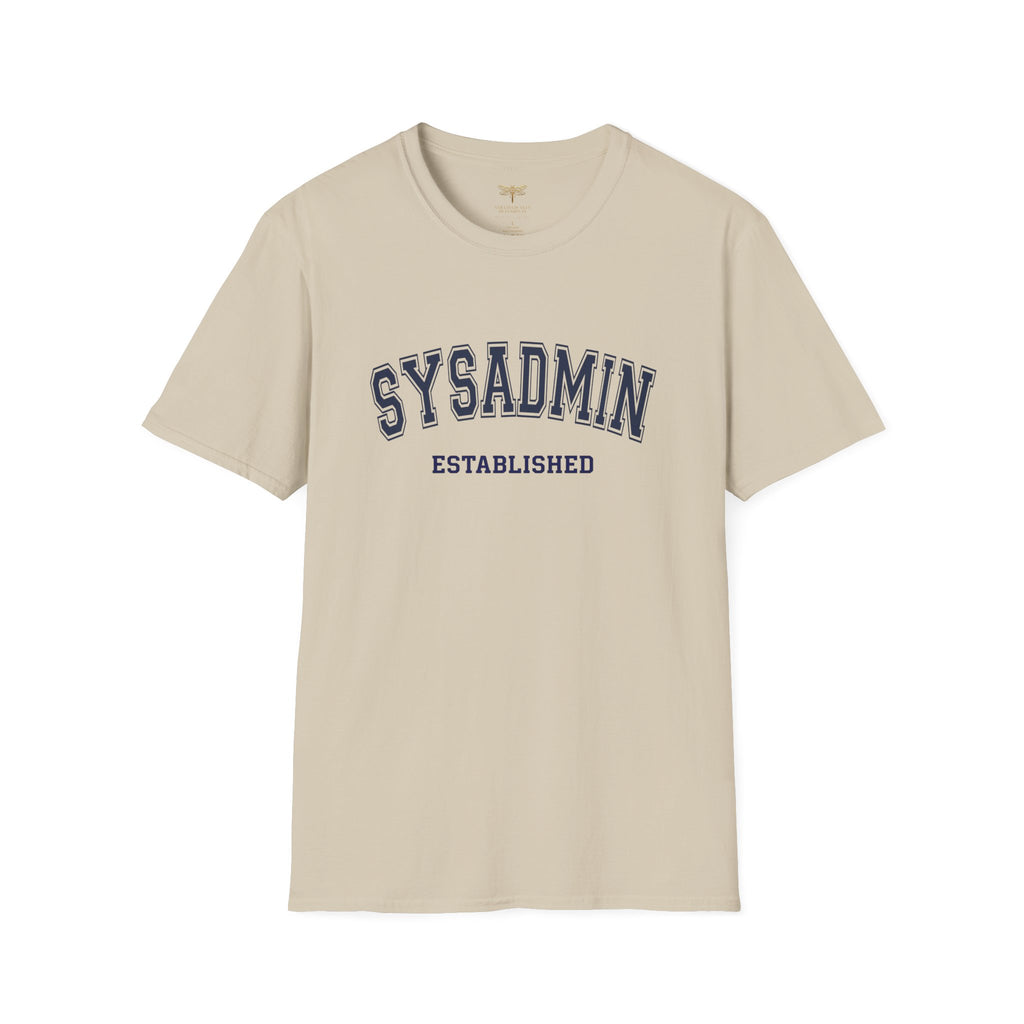Varsity SysAdmin Established T-Shirt
