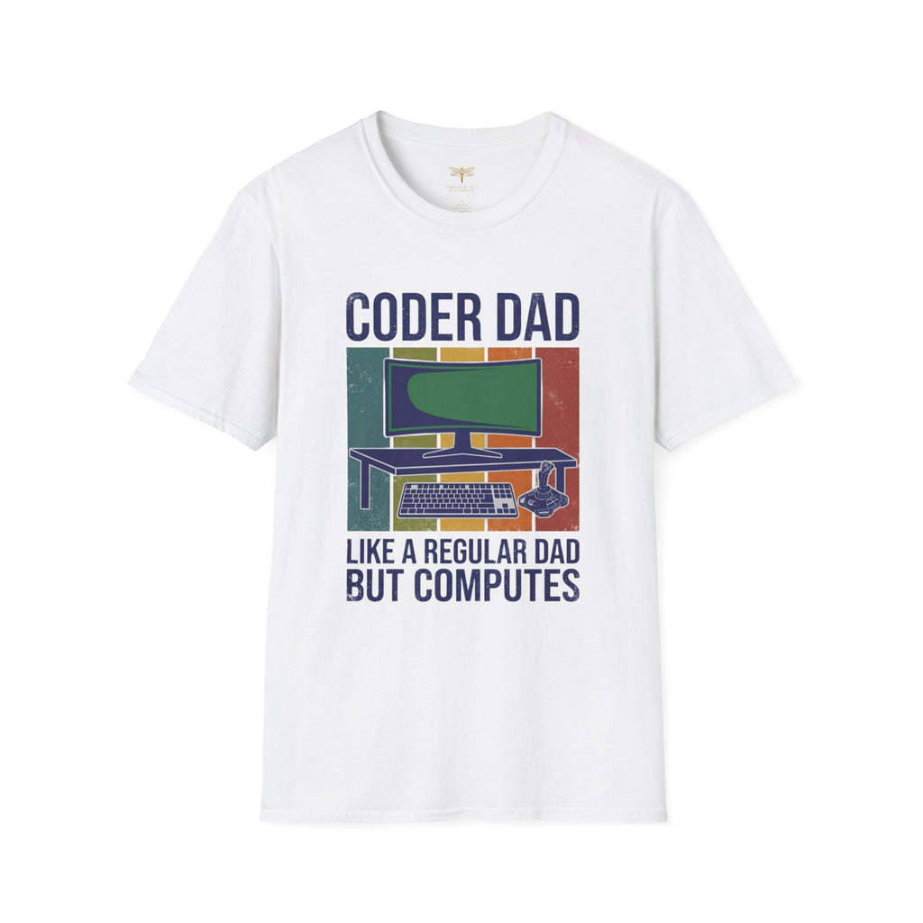 Coder Dad Like a Regular Dad But Computes T-Shirt
