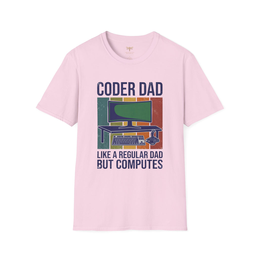 Coder Dad Like a Regular Dad But Computes T-Shirt