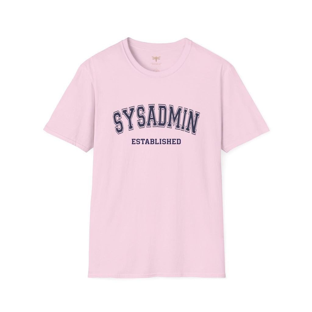 Varsity SysAdmin Established T-Shirt