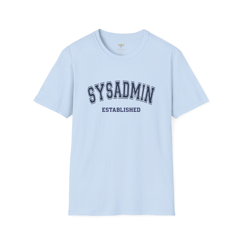 Varsity SysAdmin Established T-Shirt