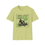 Current Status Recharging Organic Battery T-Shirt