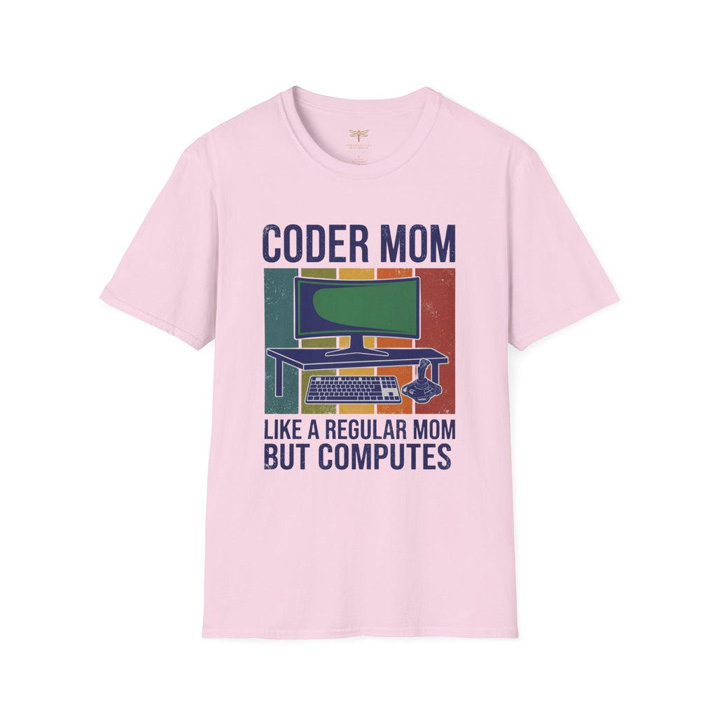 Coder Mom Like a Regular Mom But Computes T-Shirt